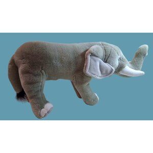 Large Goffa Gray Elephant Plush Toy Soft Stuffed Animal Kids Collectors